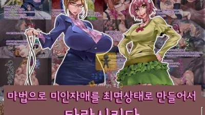 토토군 동인지망가 마법으로 미인자매를